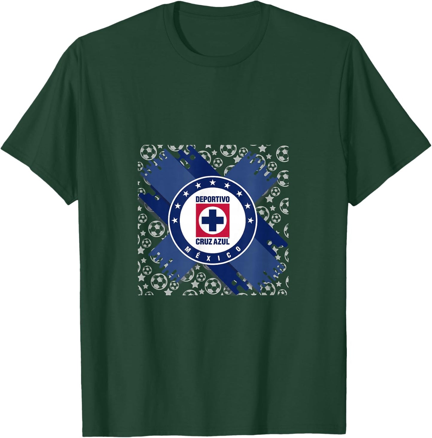 Cruz Azul - Score Big with Our Exclusive Collection T-Shirt - T-Shirt | Forest
