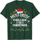 Most Likely To Read A Book On Christmas T-Shirt - T-Shirt | Forest