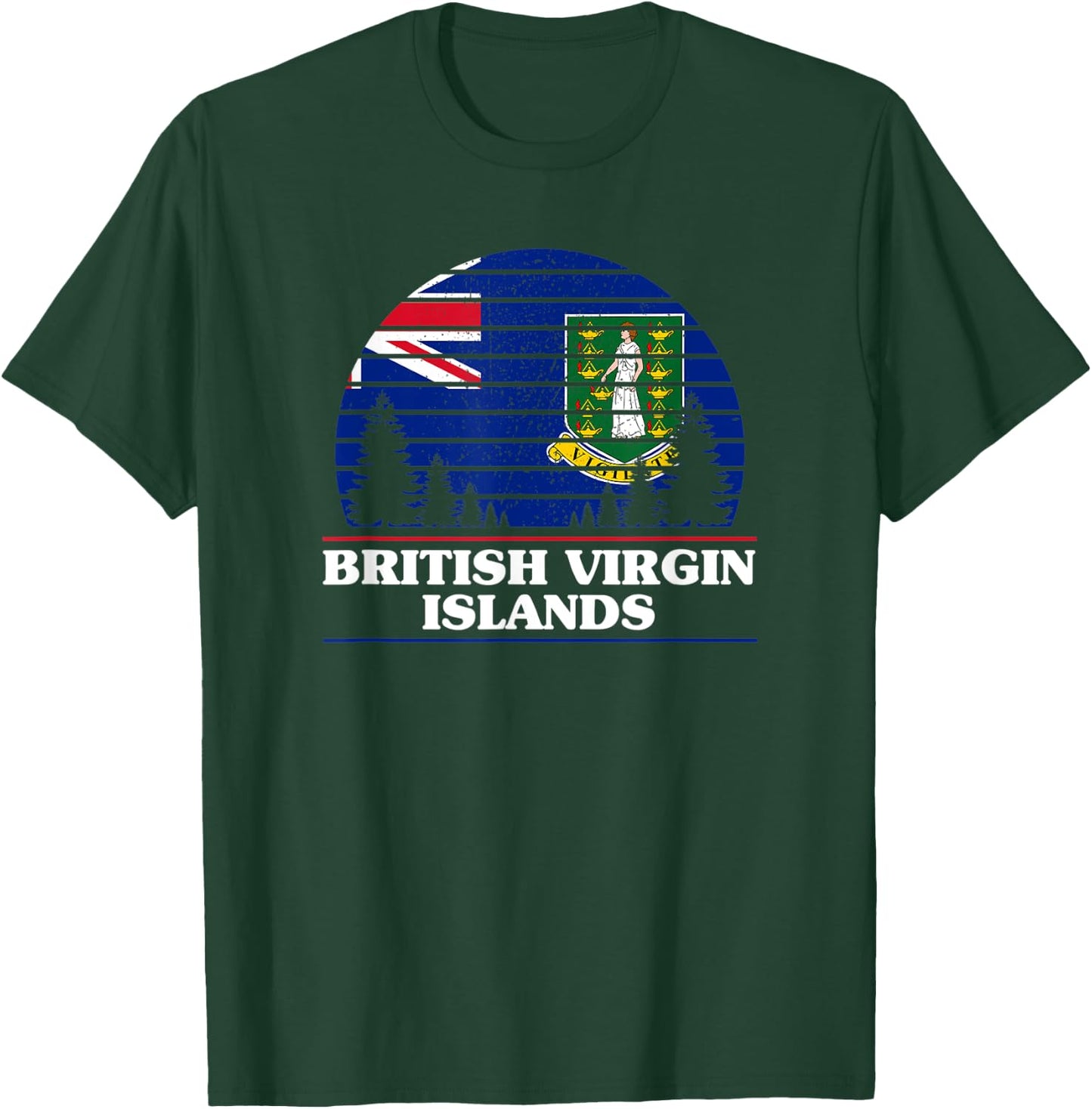 British Virgin Islands T-Shirt - T-Shirt | Forest