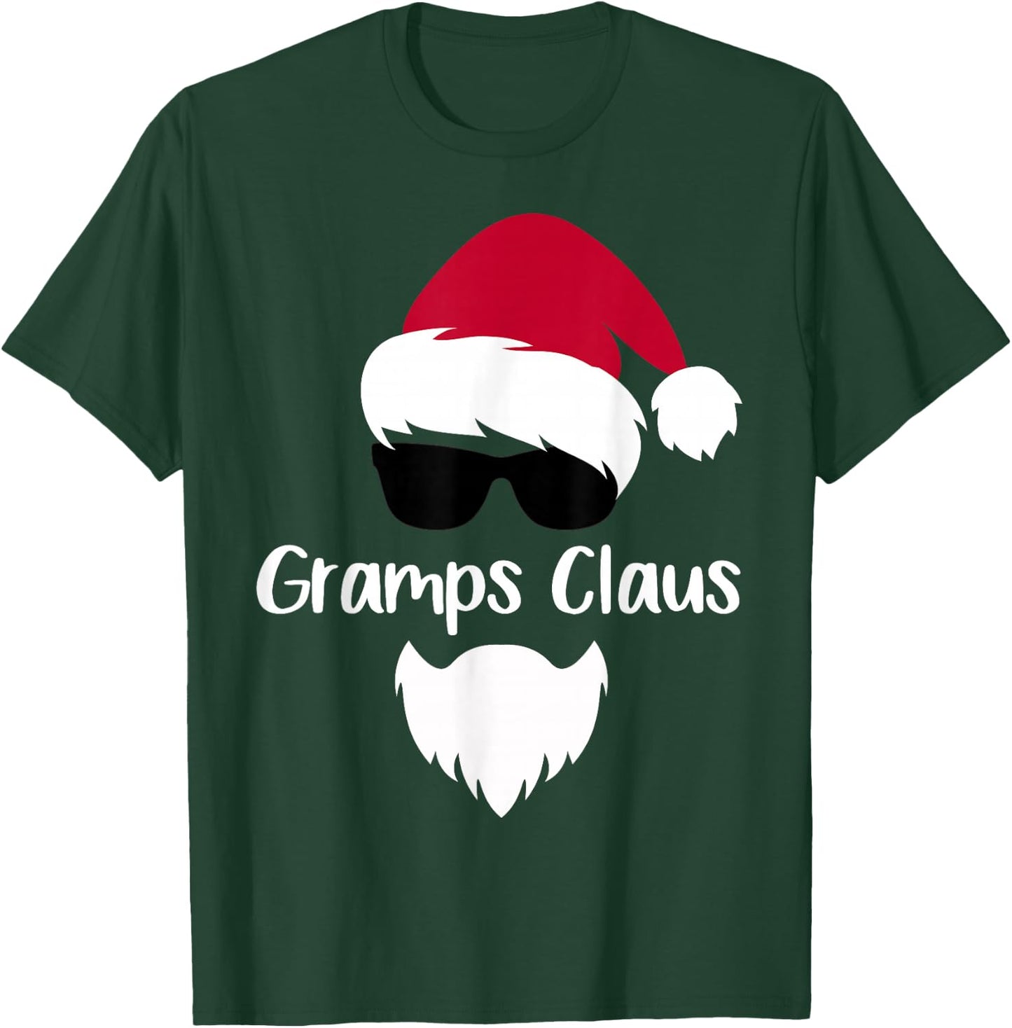Gramps Claus Christmas Santa Costume Gift Family Xmas T-Shirt - T-Shirt | Forest