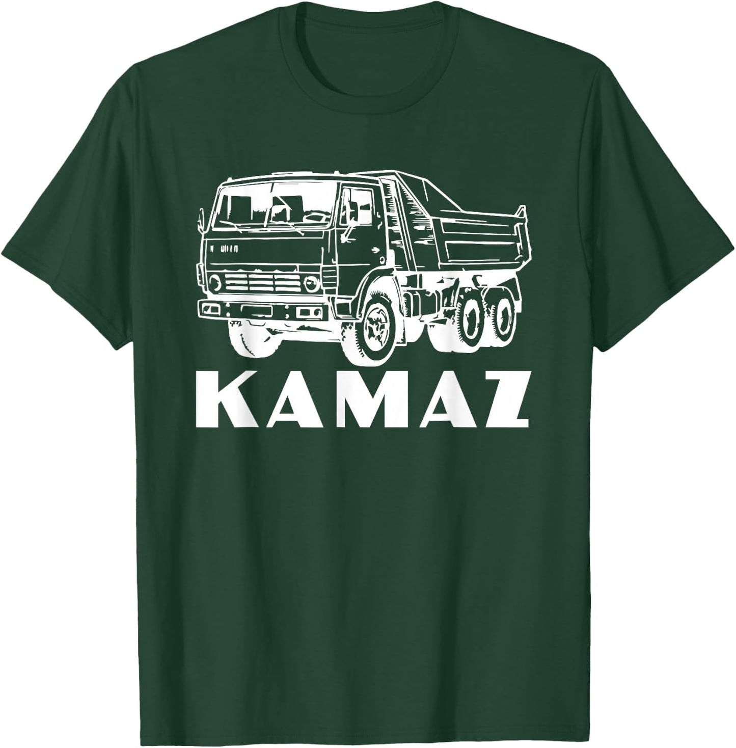 Russian Truck Driver Kamaz Russia T-Shirt - T-Shirt | Forest