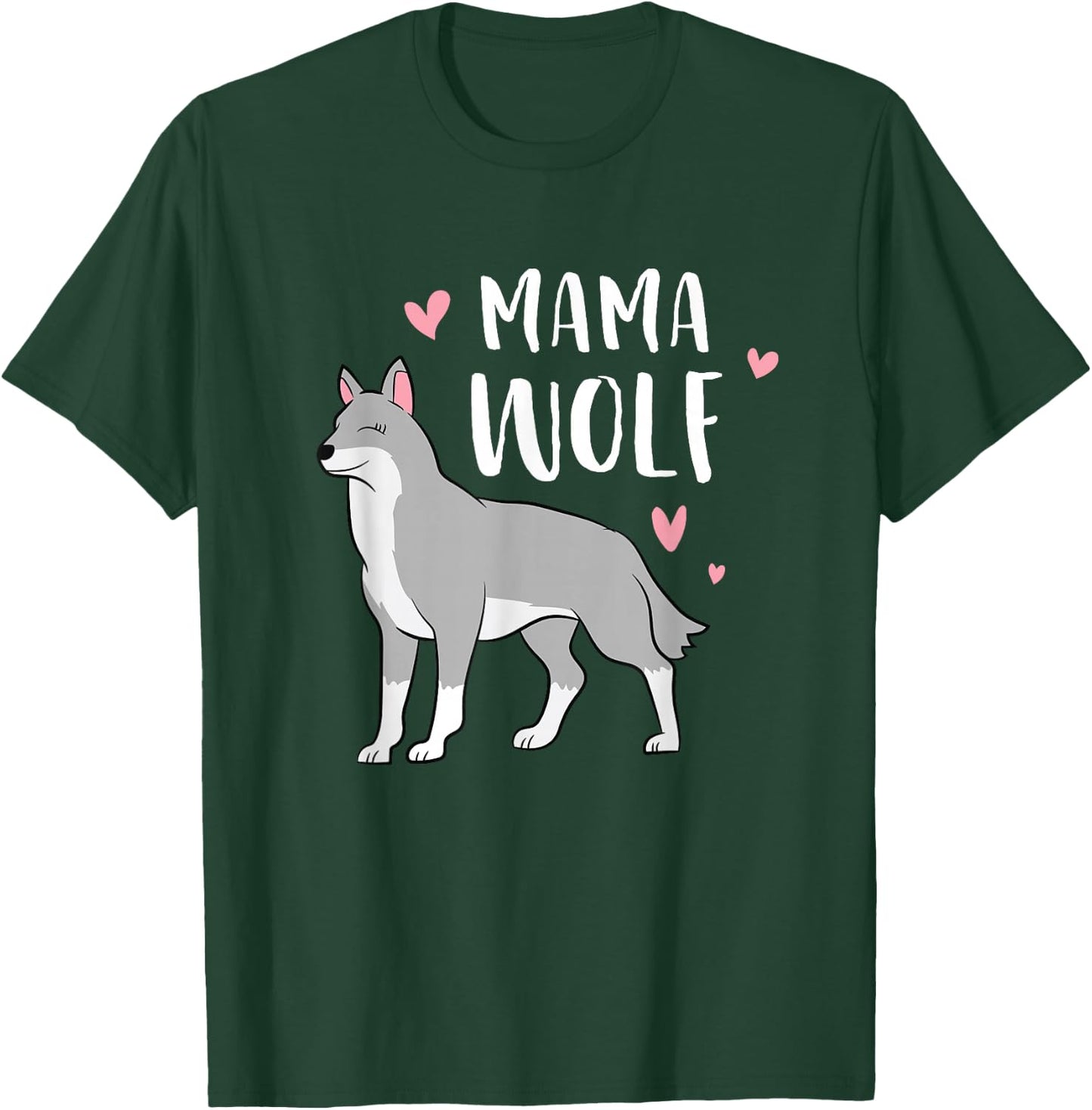Mama Wolf Wolf Wolf Pack Wolves T-Shirt - T-Shirt | Forest