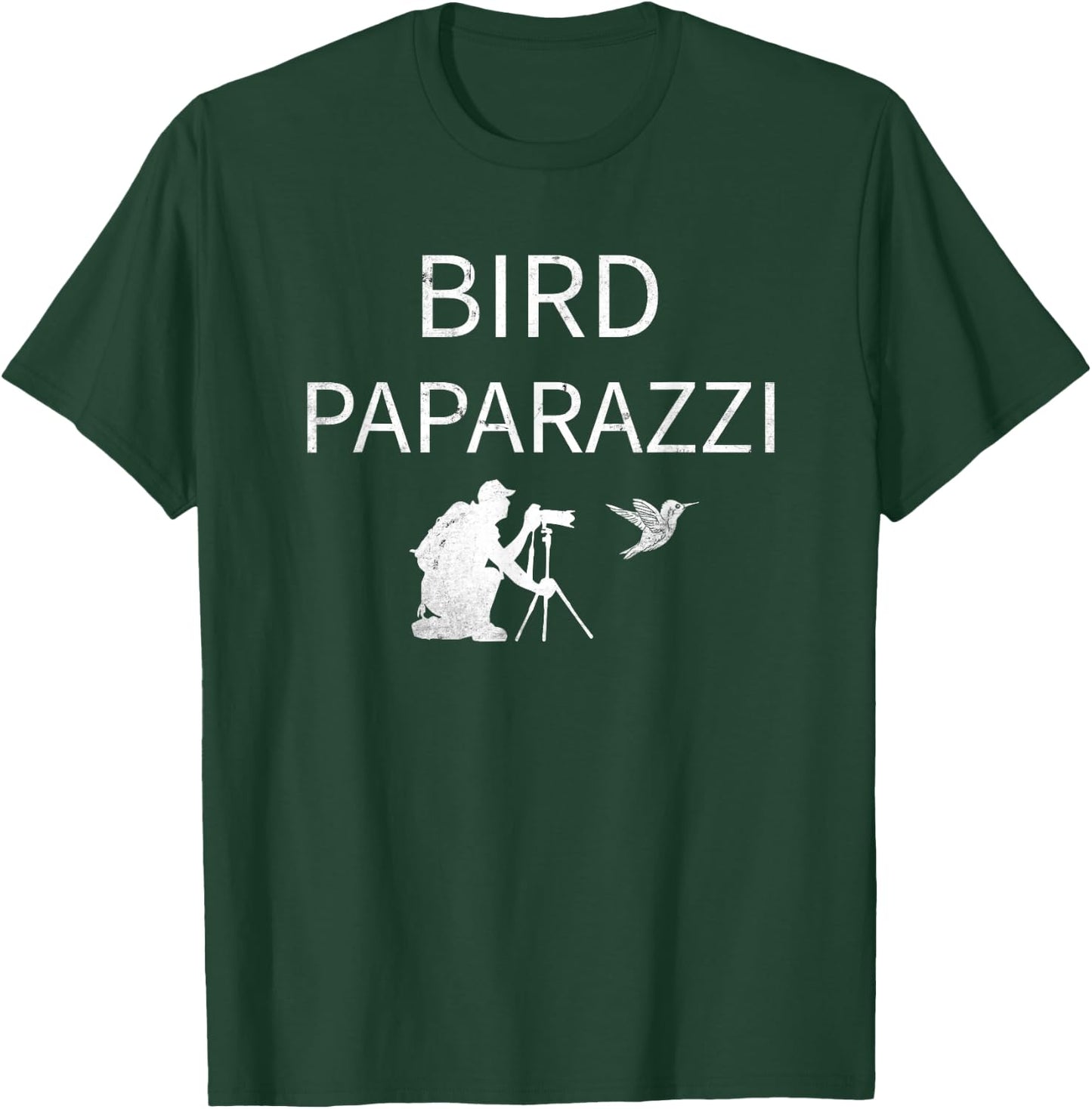 Birdwatching | Bird Photographer Gifts -Adults Black Short Sleeve Small Bird Photography T-Shirt - T-Shirt | Forest