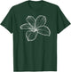 Tropical plumeria (frangipanie) T-Shirt - T-Shirt | Forest