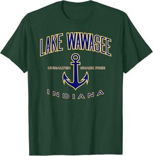 Lake Wawasee IN T-Shirt - T-Shirt | Forest