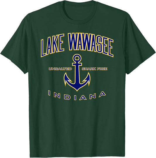 Lake Wawasee IN T-Shirt - T-Shirt | Forest