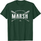 Vintage Baseball Bat Gameday Brandon Marsh Philadelphia T-Shirt - T-Shirt | Forest