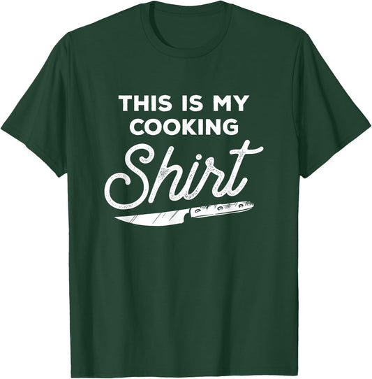 This Is My Cooking Shirt Culinary Cooking Gift For Chef T-Shirt - T-Shirt | Forest