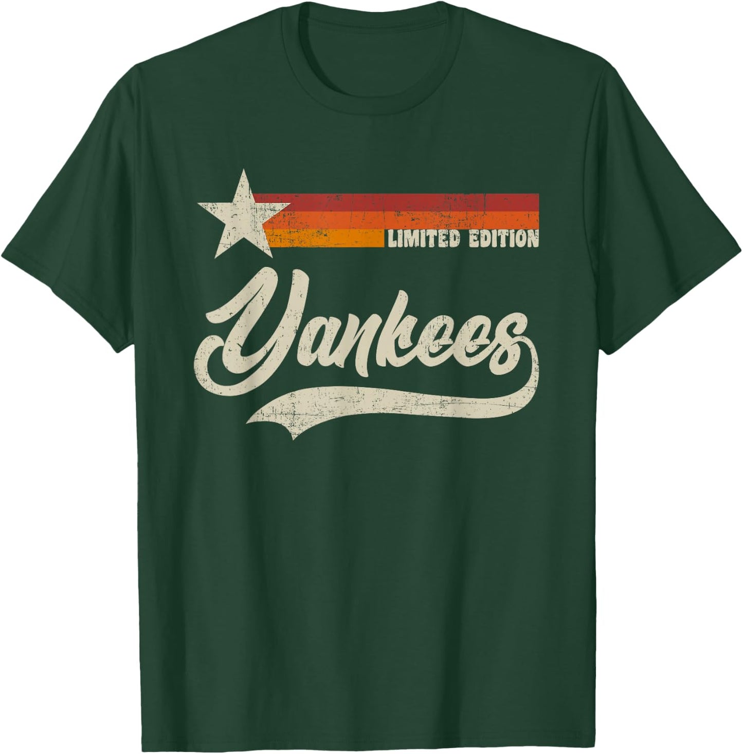 Vintage Yankees Name Retro Gift Sports Lover Women Boys T-Shirt - T-Shirt | Forest