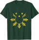 Retro Filipino Flag Philippines T-Shirt - T-Shirt | Forest