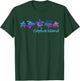 Captiva Island Beach Design / Tribal Turtle Gift T-Shirt - T-Shirt | Forest