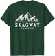 Skagway Alaska Vintage Mountains Nature Souvenir T-Shirt - T-Shirt | Forest