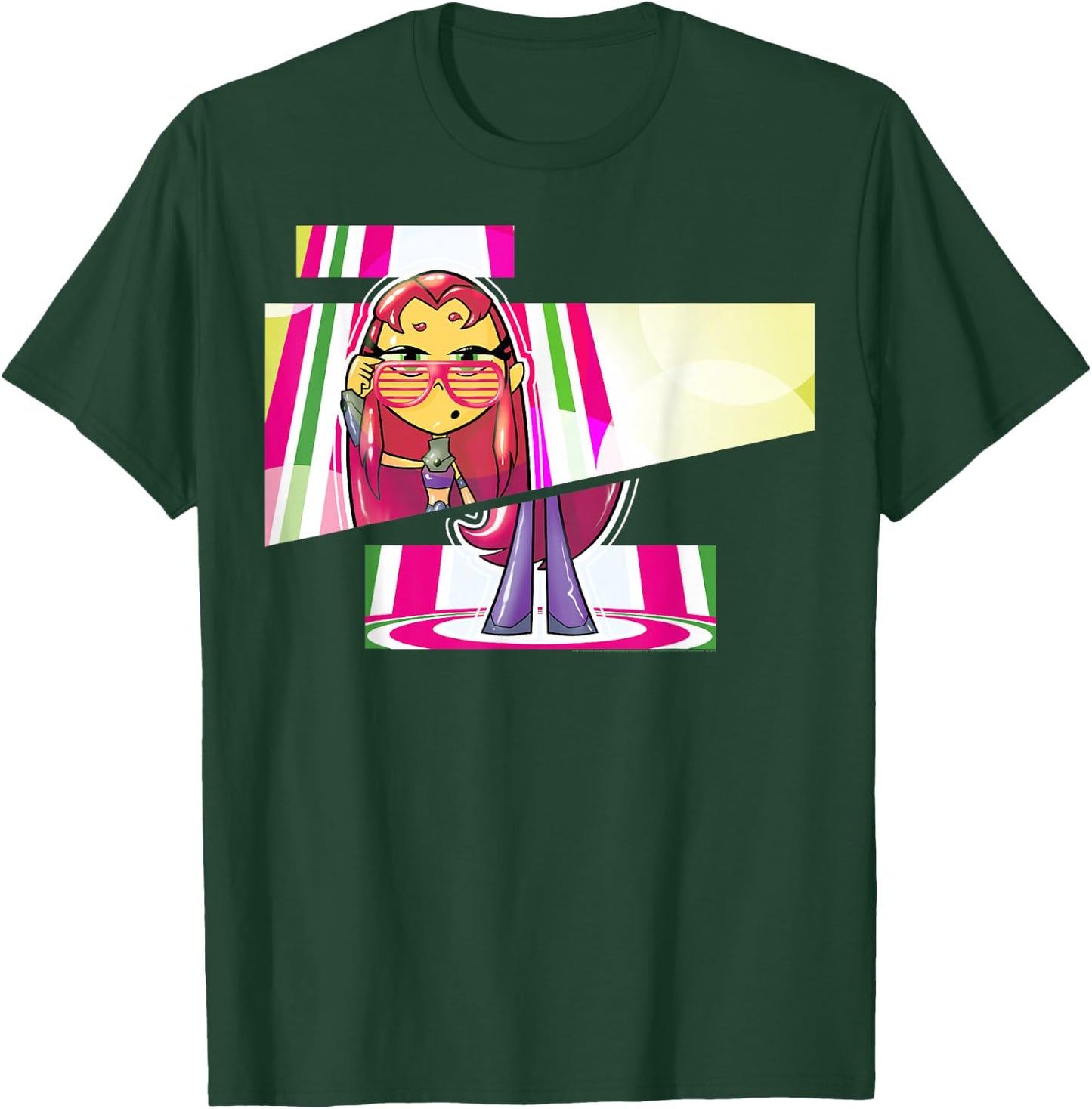 DC Comics Teen Titans Go! Starfire Cut Panels T-Shirt - T-Shirt | Forest