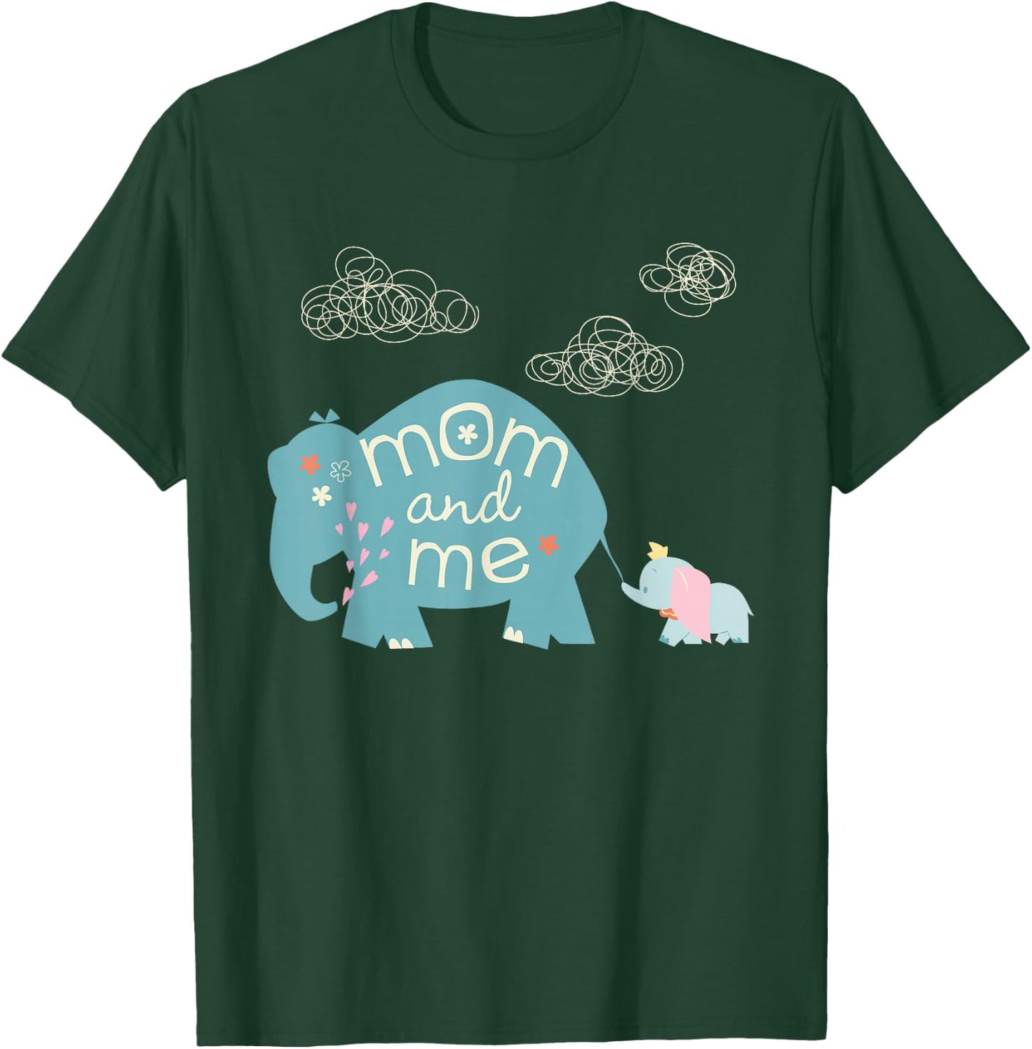 Disney Dumbo Cute Elephant Mom and Me Mother's Day T-Shirt - T-Shirt | Forest
