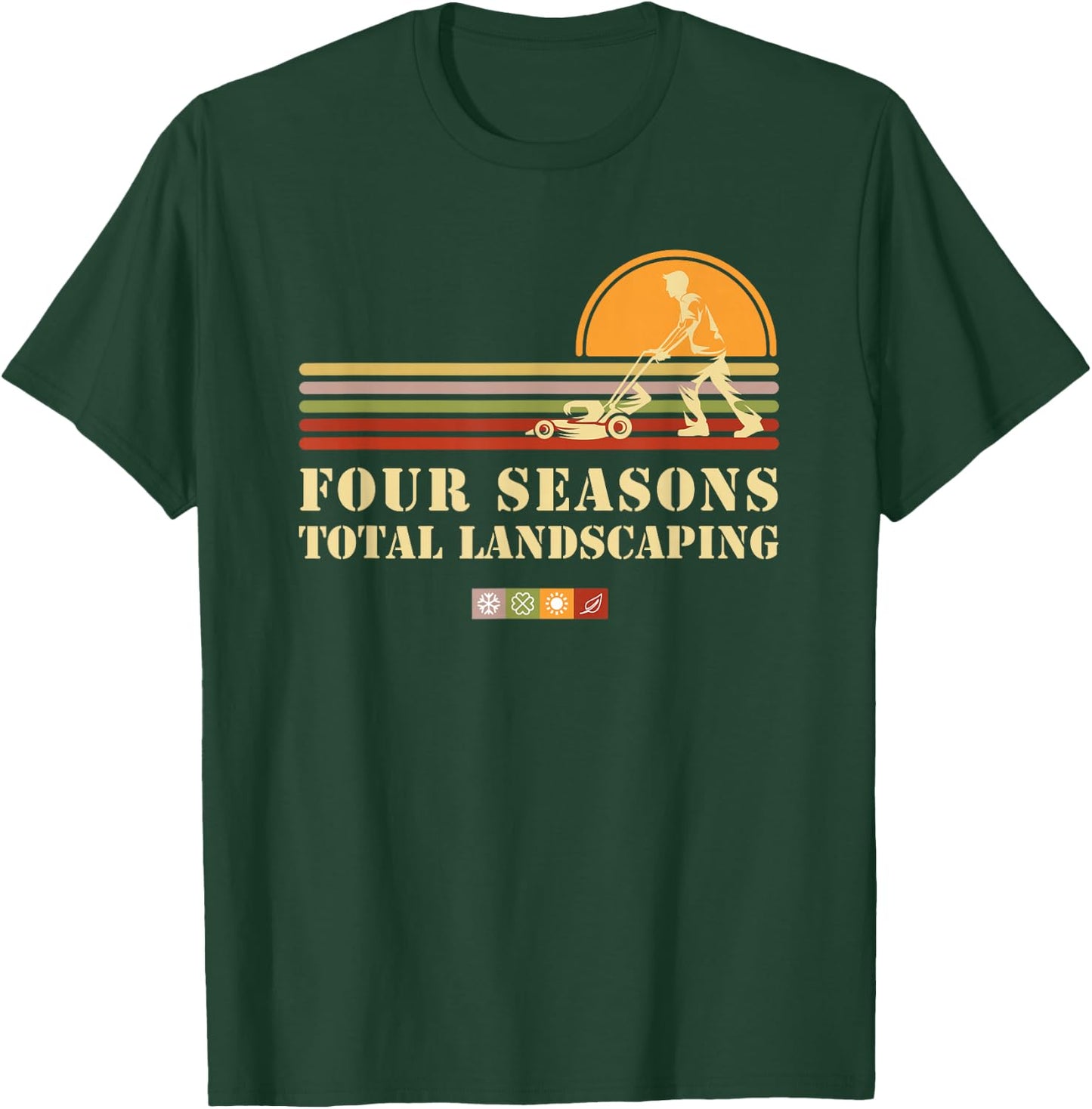 Four season total landscaping sunset vintage T-Shirt - T-Shirt | Forest