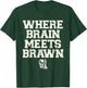 Where Brain Meets Brawn Chess Boxing Mind Sports T-Shirt - T-Shirt | Forest