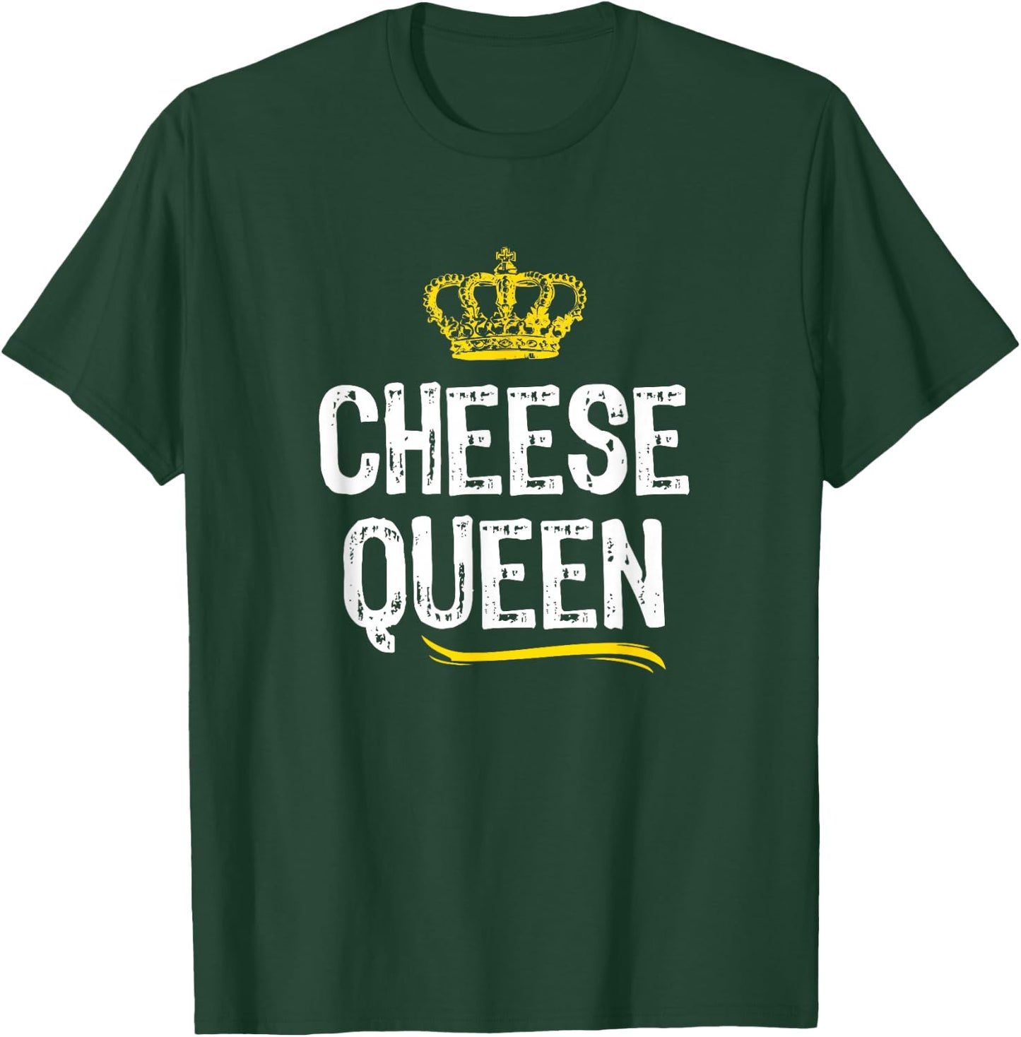 Cheese Queen Women Girls Lover Funny Cool Cute Gift T-Shirt - T-Shirt | Forest