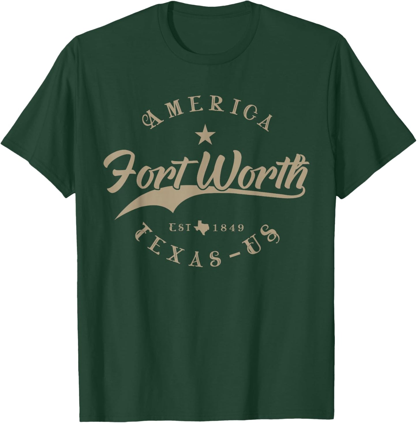 Fort Worth TX | Texas T-Shirt - T-Shirt | Forest