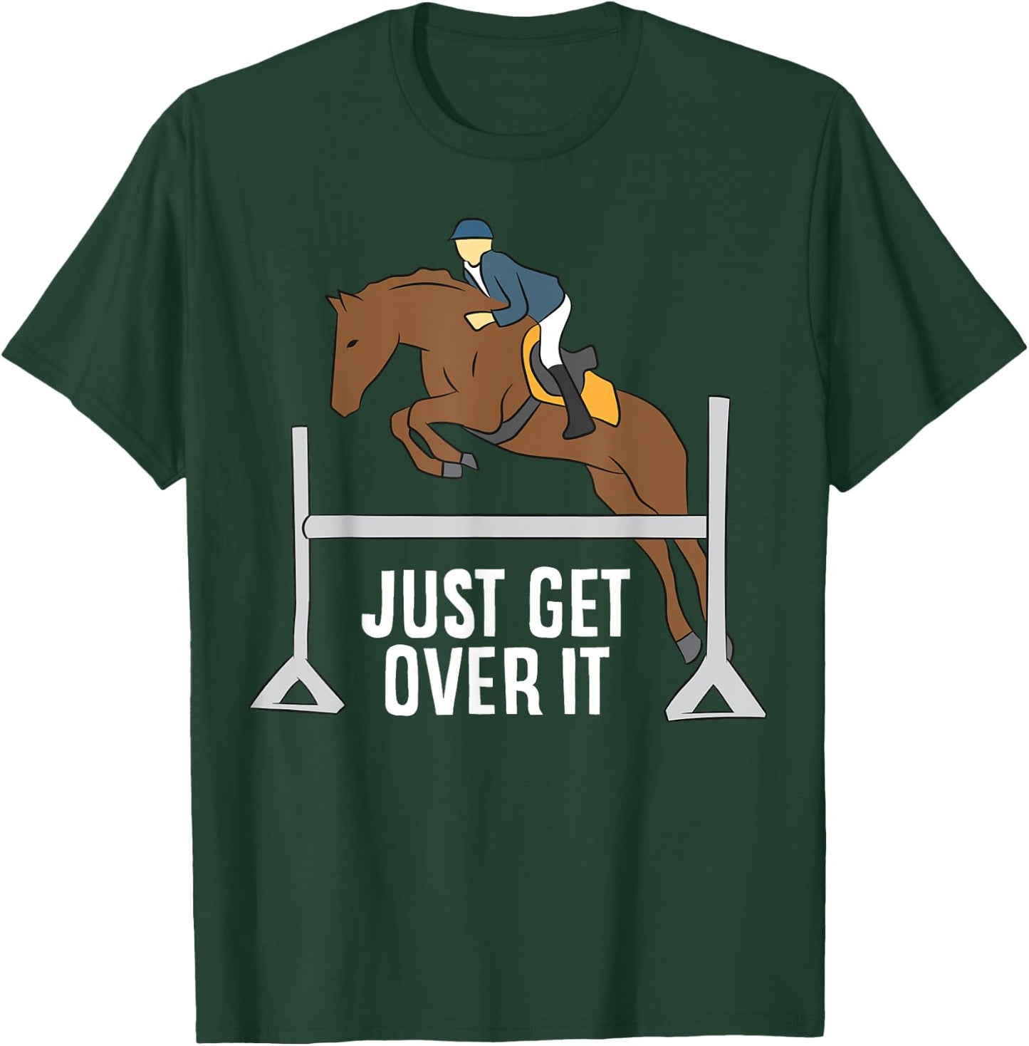 Hunter Jumper Horse Equestrian Love Horses T-Shirt - T-Shirt | Forest