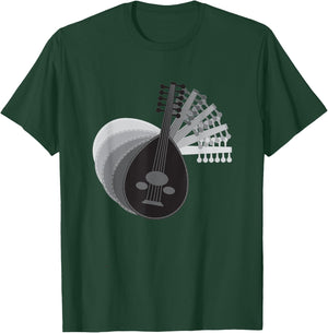 Oud Musical Instrument Design: T-Shirt - T-Shirt | Forest
