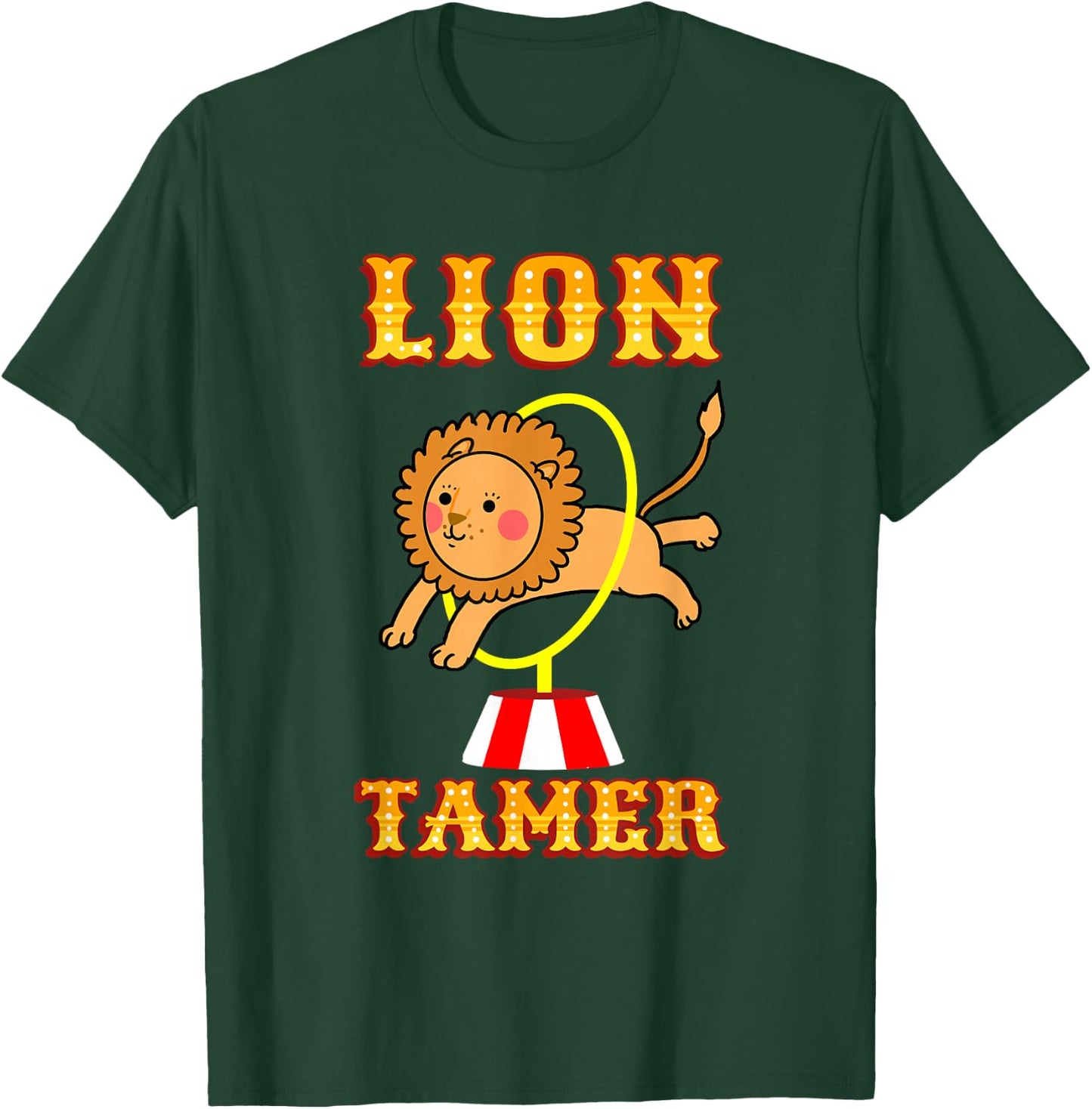 Lion Tamer Costume Circus Themed Birthday Party T-Shirt - T-Shirt | Forest