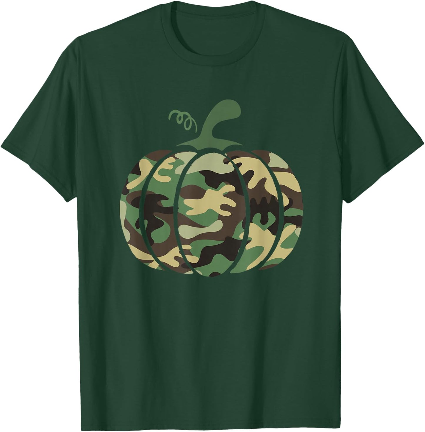 Camo Pumpkin Halloween camo Camouflage Pumpkin Camo T-Shirt - T-Shirt | Forest