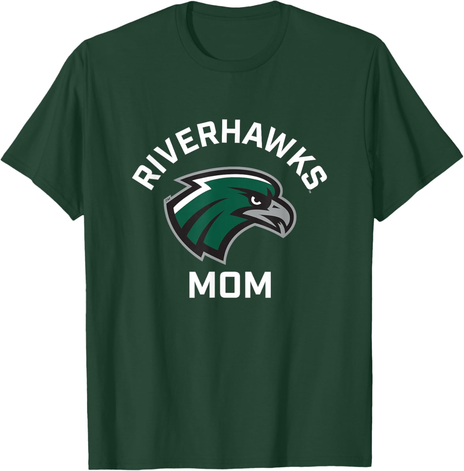 Northeastern State NSU RiverHawks Arched Mom T-Shirt - T-Shirt | Forest