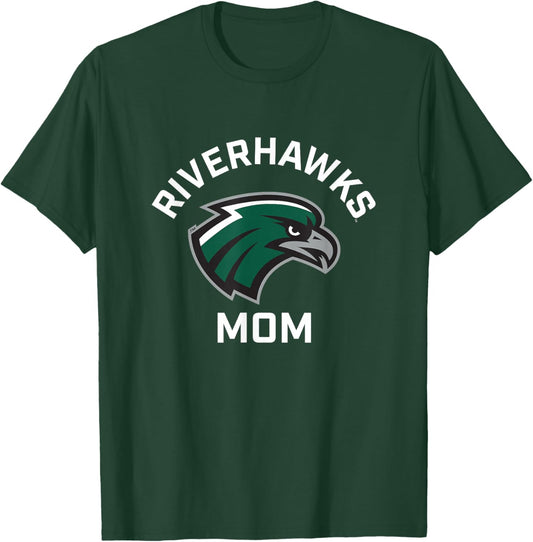 Northeastern State NSU RiverHawks Arched Mom T-Shirt - T-Shirt | Forest