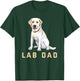 Lab Dad Yellow Labrador Retriever Shirt T-Shirt - T-Shirt | Forest