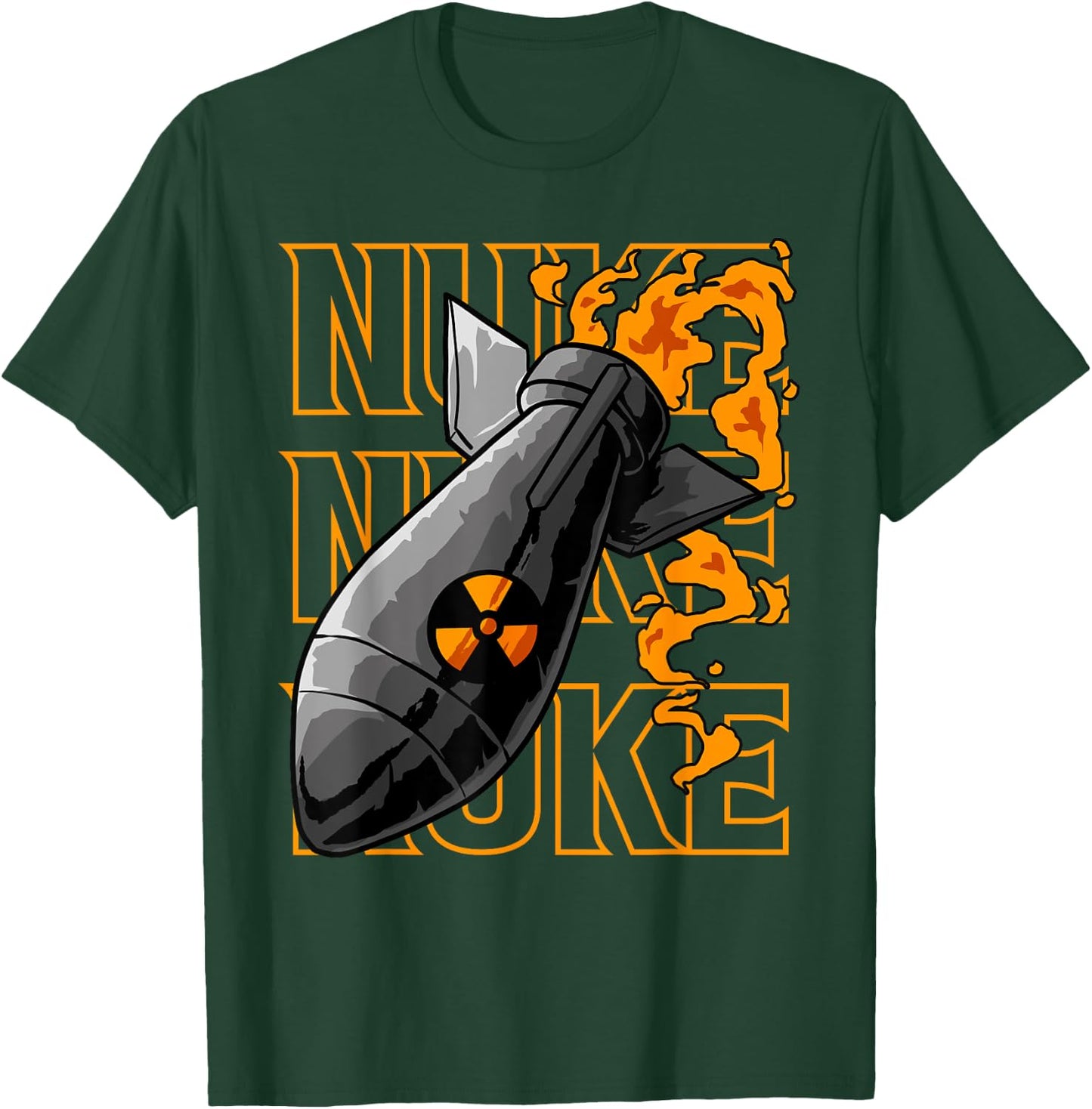 Atomic Bomb Nuclear Mushroom Fission Physicists Gift T-Shirt - T-Shirt | Forest