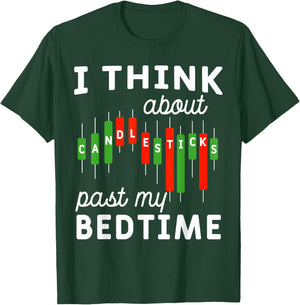 Candle Sticks Forex Currency Trade Stock Market Trading T-Shirt - T-Shirt | Forest