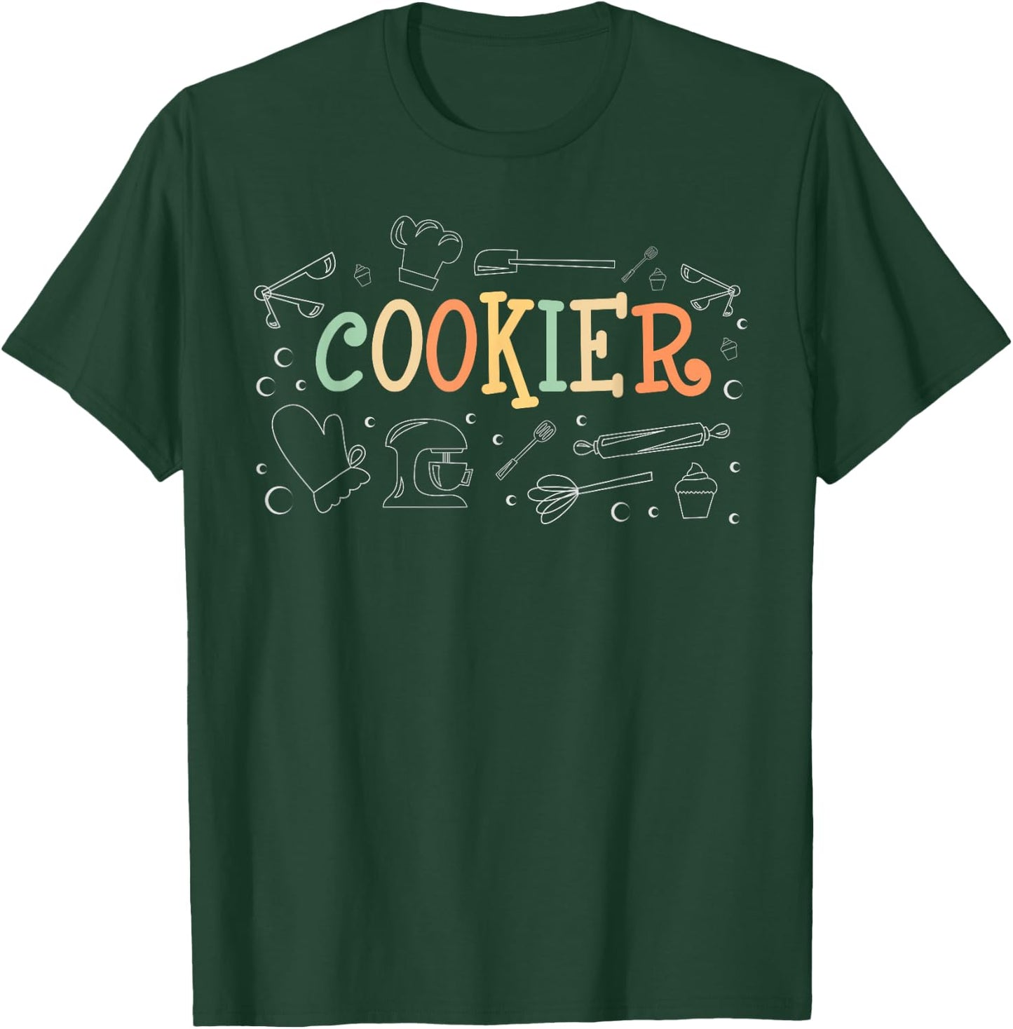 Cookie Decorating for a Cooking Lover Baker T-Shirt - T-Shirt | Forest