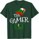 The Gamer Elf Family Matching Group Gift Christmas Costume T-Shirt - T-Shirt | Forest