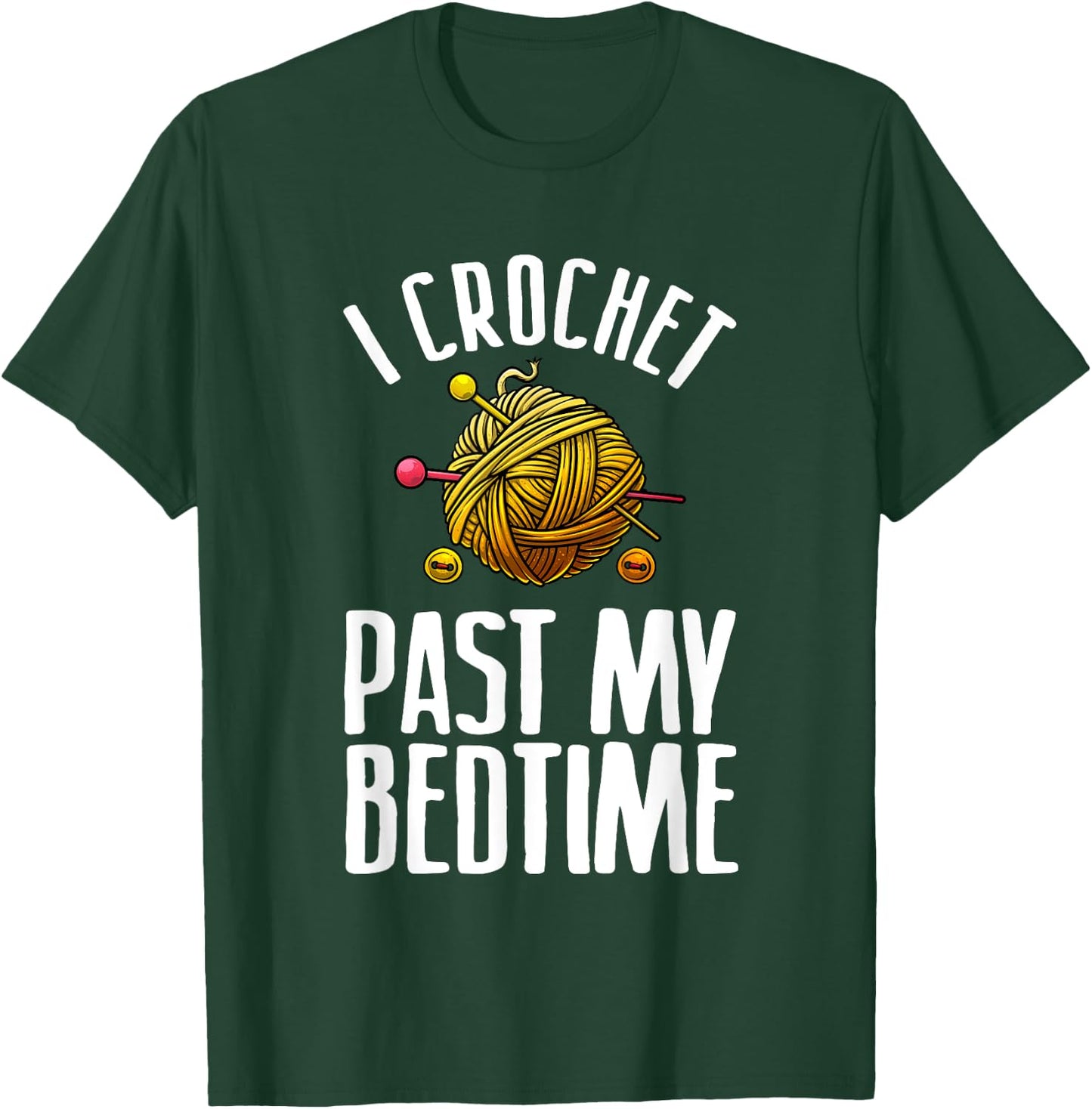 Funny Crochet Gift Crocheter Cool Quilting Crocheting Small T-Shirt - T-Shirt | Forest