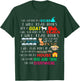 I Will Read Books On A Boat & Everywhere Reading Gifts Kids Short Sleeve T-Shirt - T-Shirt | Forest