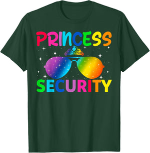 Princess Security Birthday Halloween Party Funny Men Women T-Shirt - T-Shirt | Forest