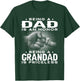 Being a DAD is an HONOR Being a GRANDAD is PRICELESS Grandpa T-Shirt - T-Shirt | Forest