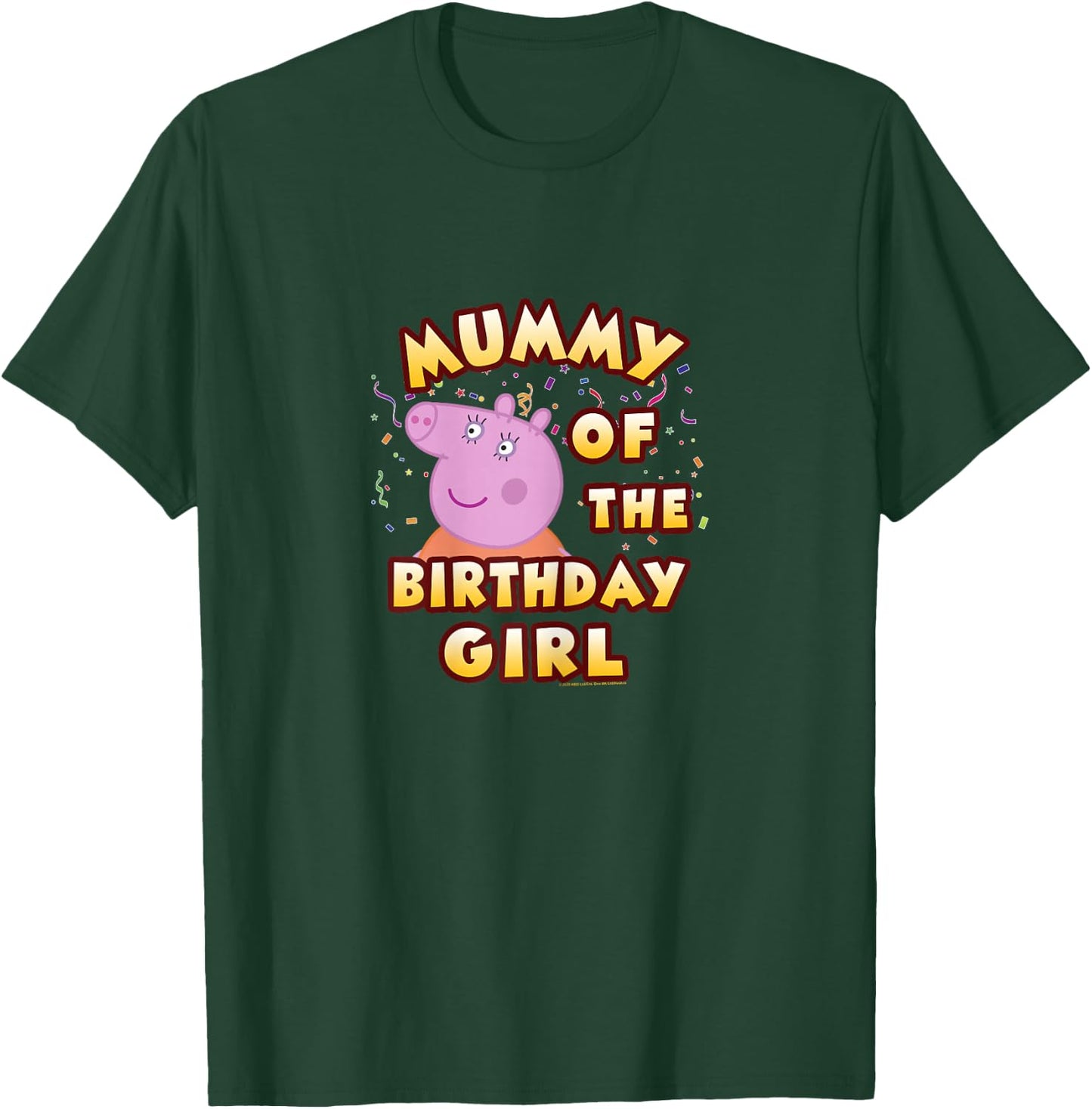 Peppa Pig Mummy of The Birthday Girl T-Shirt - T-Shirt | Forest