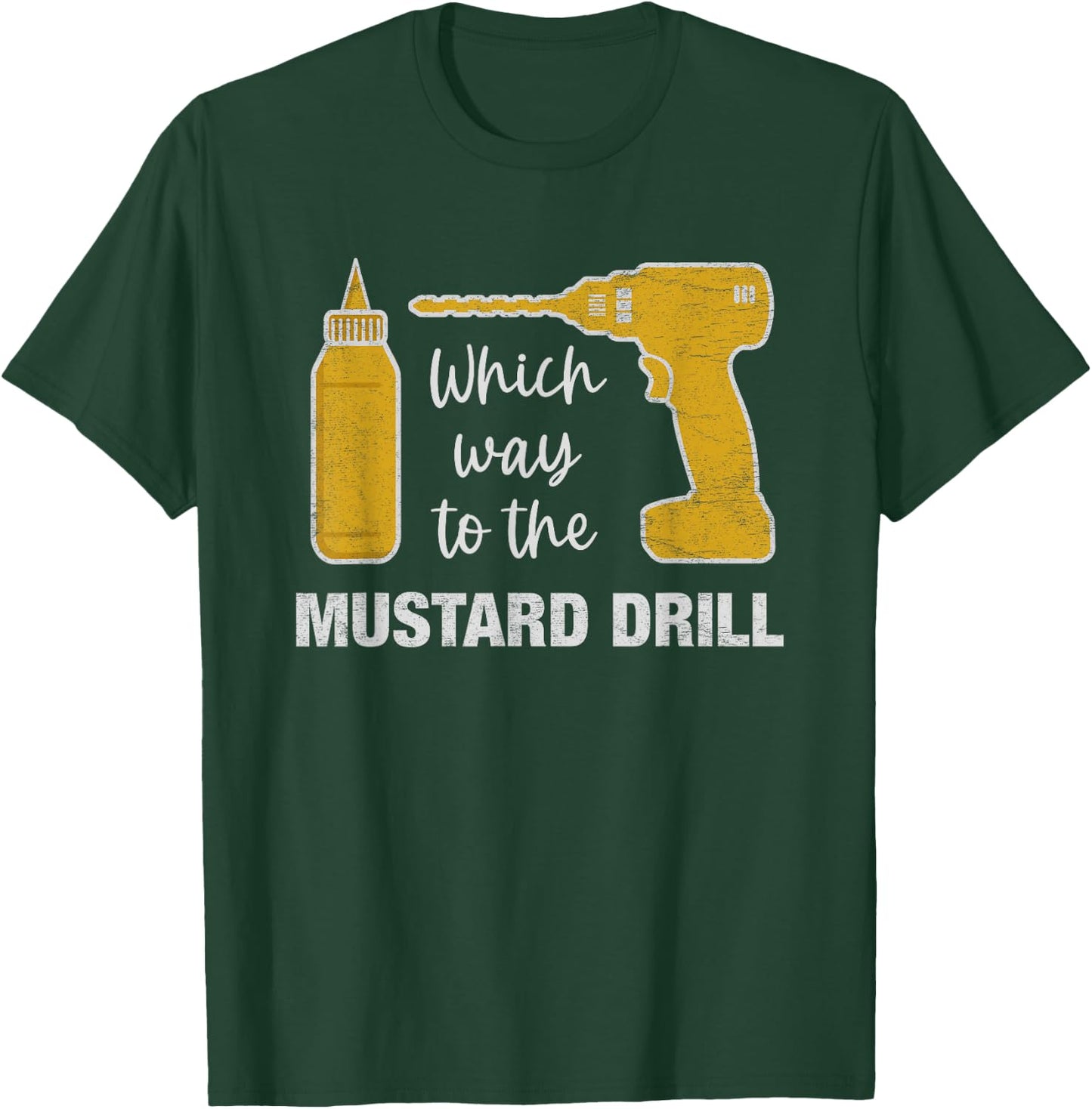 Cruise Ship Muster Drill Funny Mustard Drill Family Vacation T-Shirt - T-Shirt | Forest