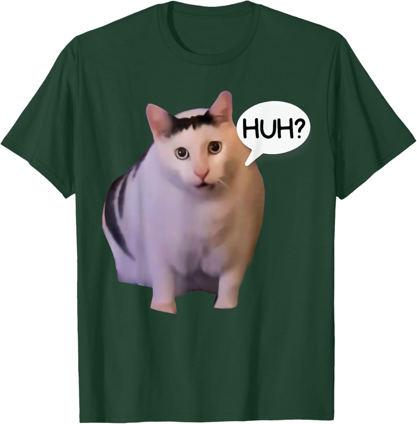 Funny Huh Cat Meme Funny Memes Internet Memes Cat Lover Joke T-Shirt - T-Shirt | Forest