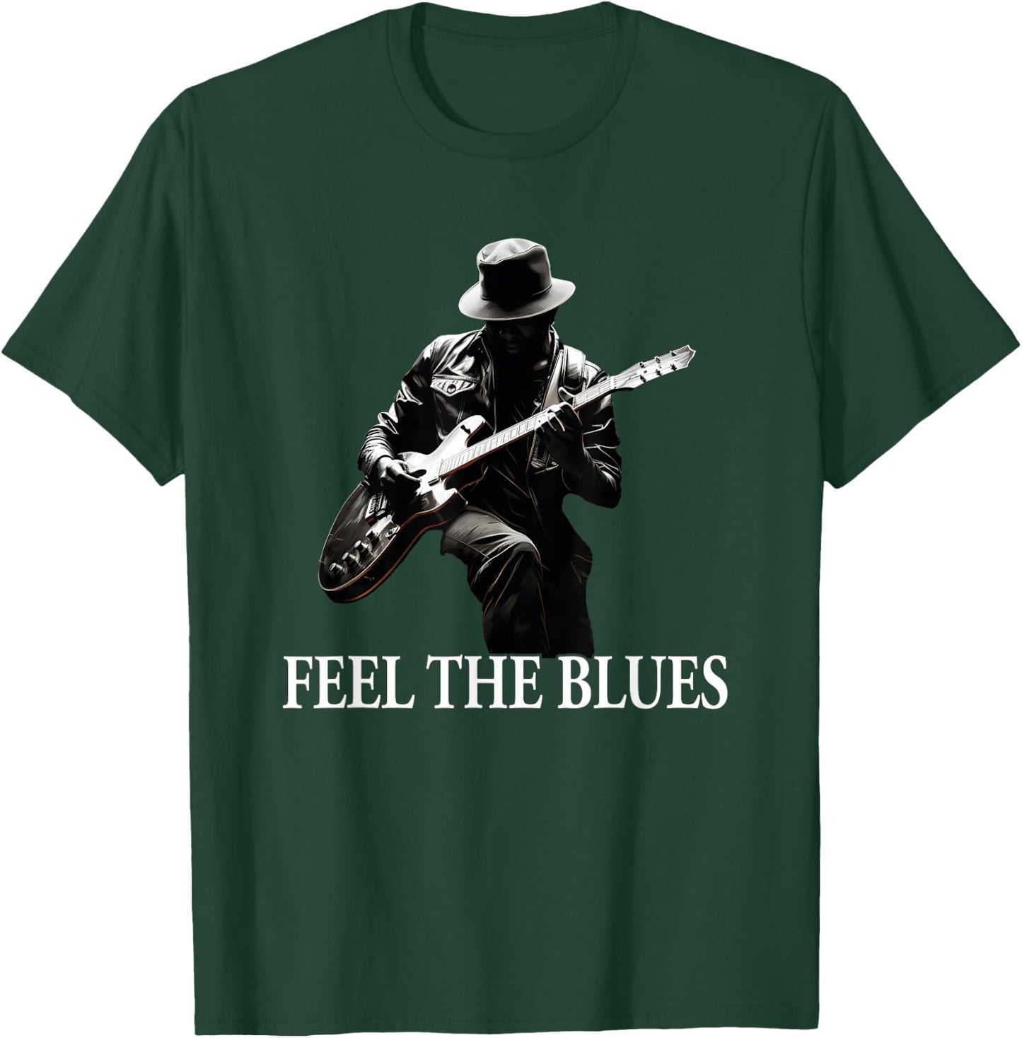 Blues Guitar Musicians Blues Music T-Shirt - T-Shirt | Forest