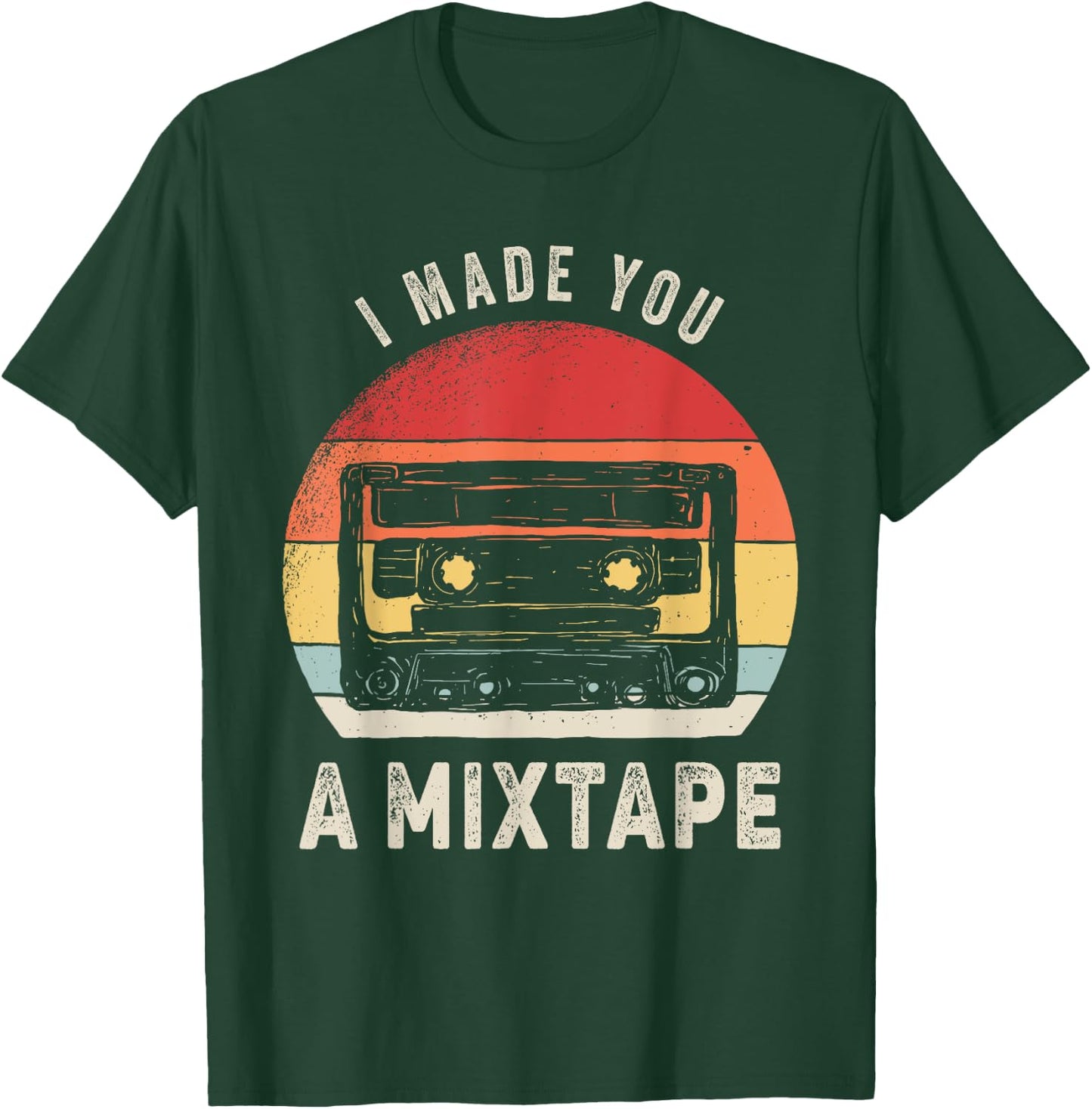 Catch Some Rays Vintage Retro Mixtape 80s 90s T-Shirt - T-Shirt | Forest