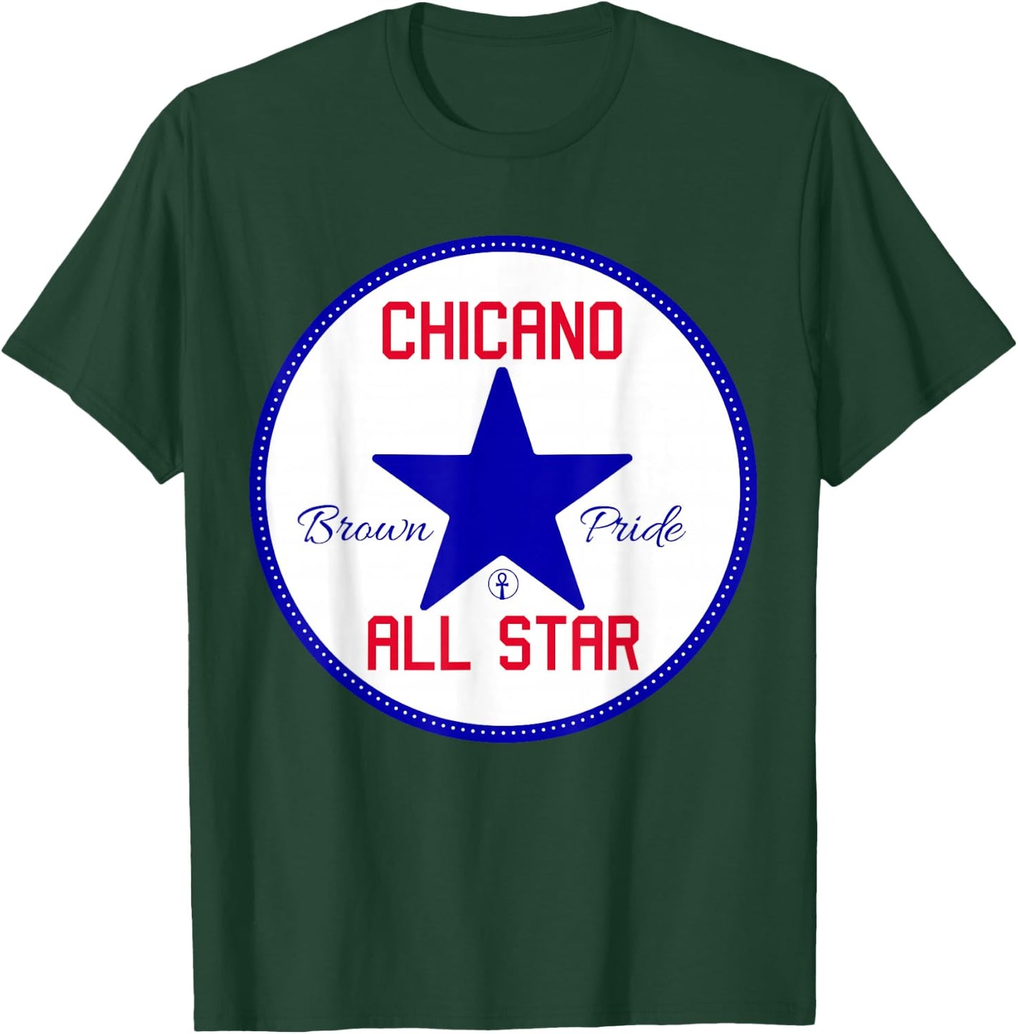 Chicano Brown Pride All Star - Cool Powerful Homeboy T-Shirt - T-Shirt | Forest