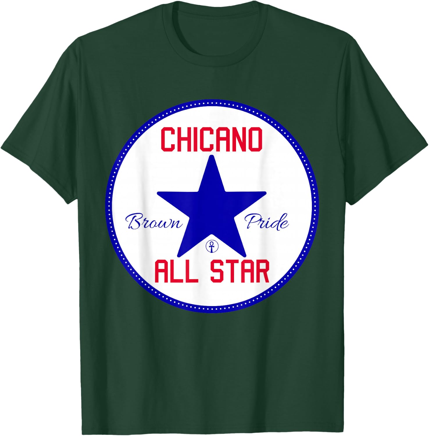 Chicano Brown Pride All Star - Cool Powerful Homeboy T-Shirt - T-Shirt | Forest