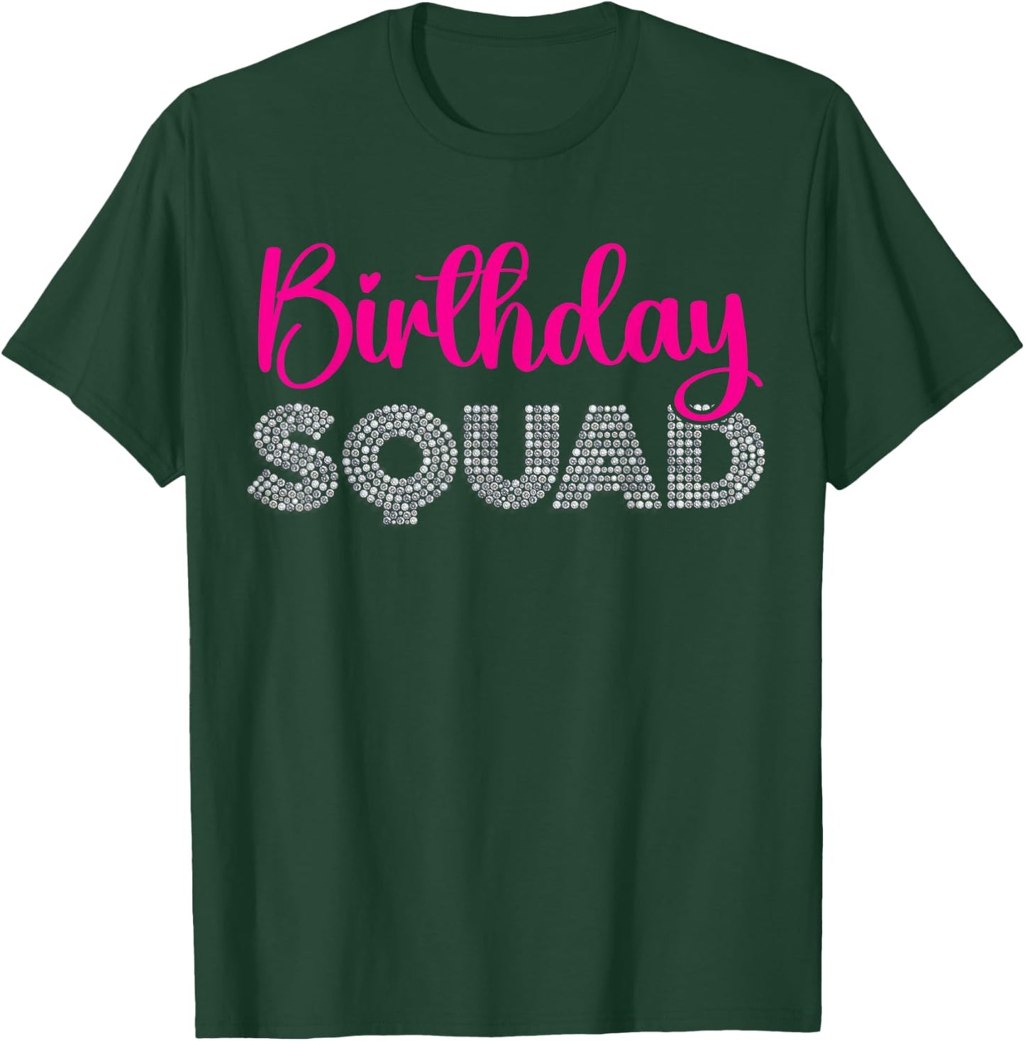 Birthday Squad Party Matching Family Group Funny Bday Gifts T-Shirt - T-Shirt | Forest