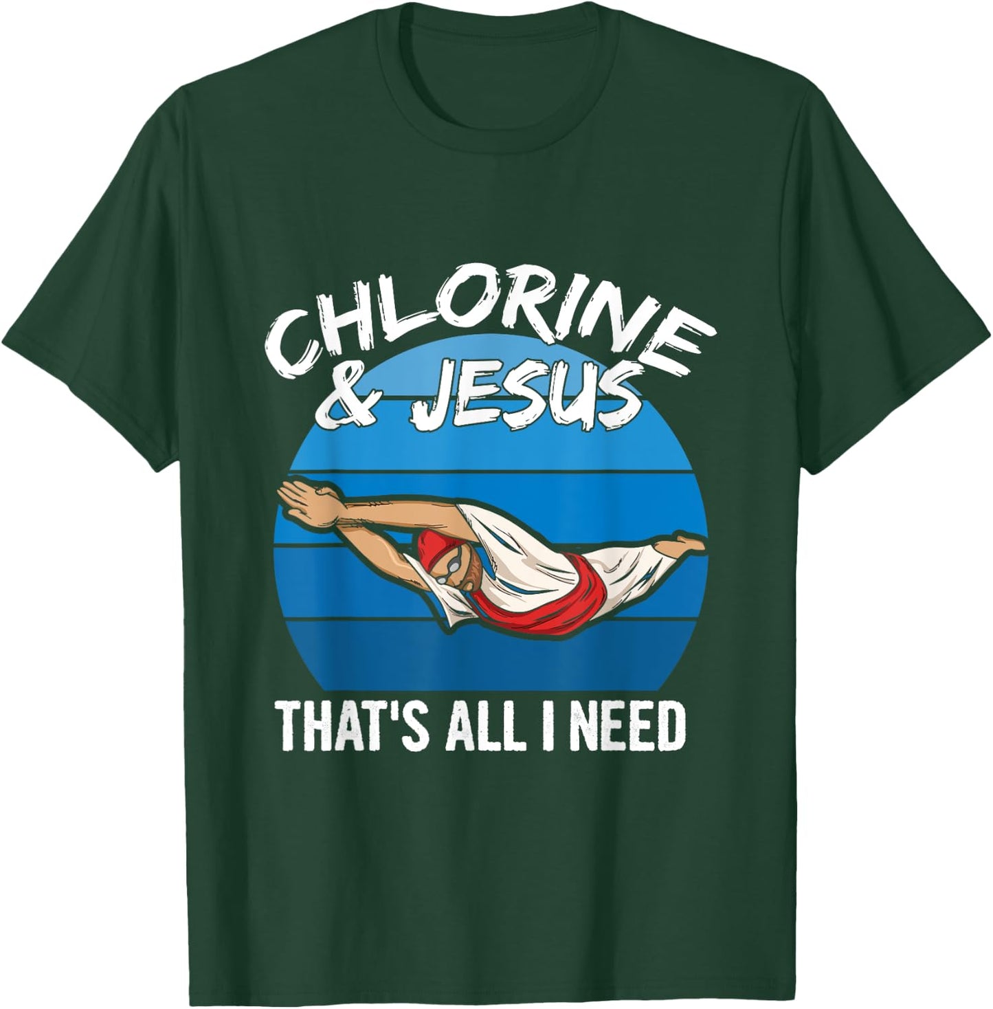 Swim Team Quote for a Swim Team Member T-Shirt - T-Shirt | Forest