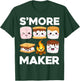 Smore Maker Camping Campfire Chocolate Marshmallow S'mores T-Shirt - T-Shirt | Forest