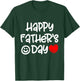 Kids Toddler Happy Fathers Day Boy Baby First Fathers Day T-Shirt - T-Shirt | Forest