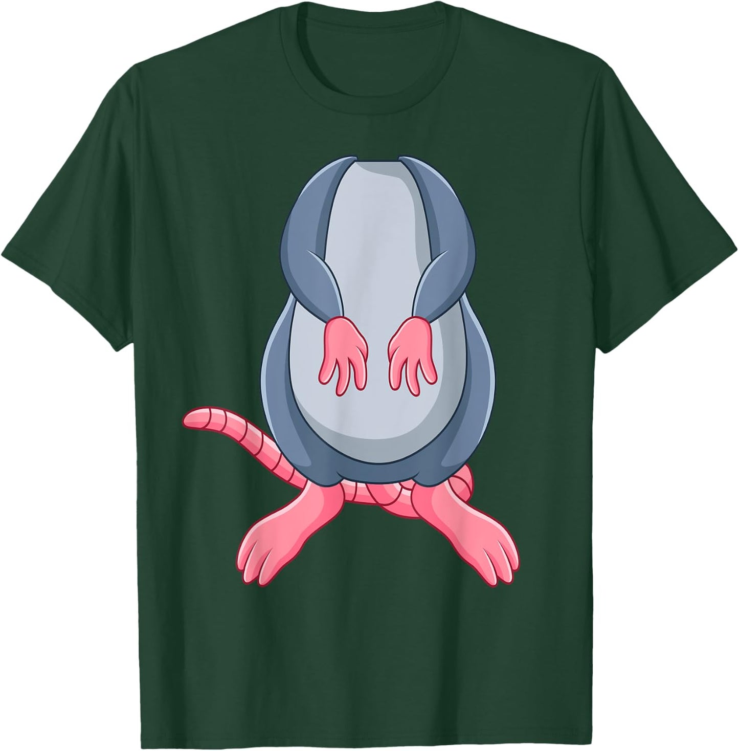 Funny Mouse Rat Body Headless Easy Halloween Costume T-Shirt - T-Shirt | Forest