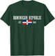 Dominican Republic Est. 1844 Dominican Flag T-Shirt - T-Shirt | Forest